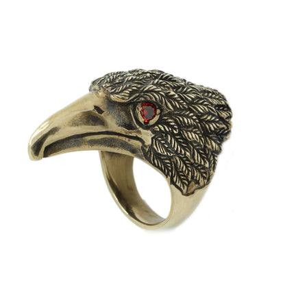 Obrovský prsten Craw Black Raven Silver 925