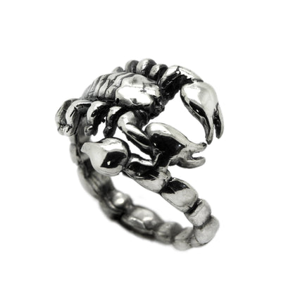 Scorpio Unisex Ring Sterling Silver 925