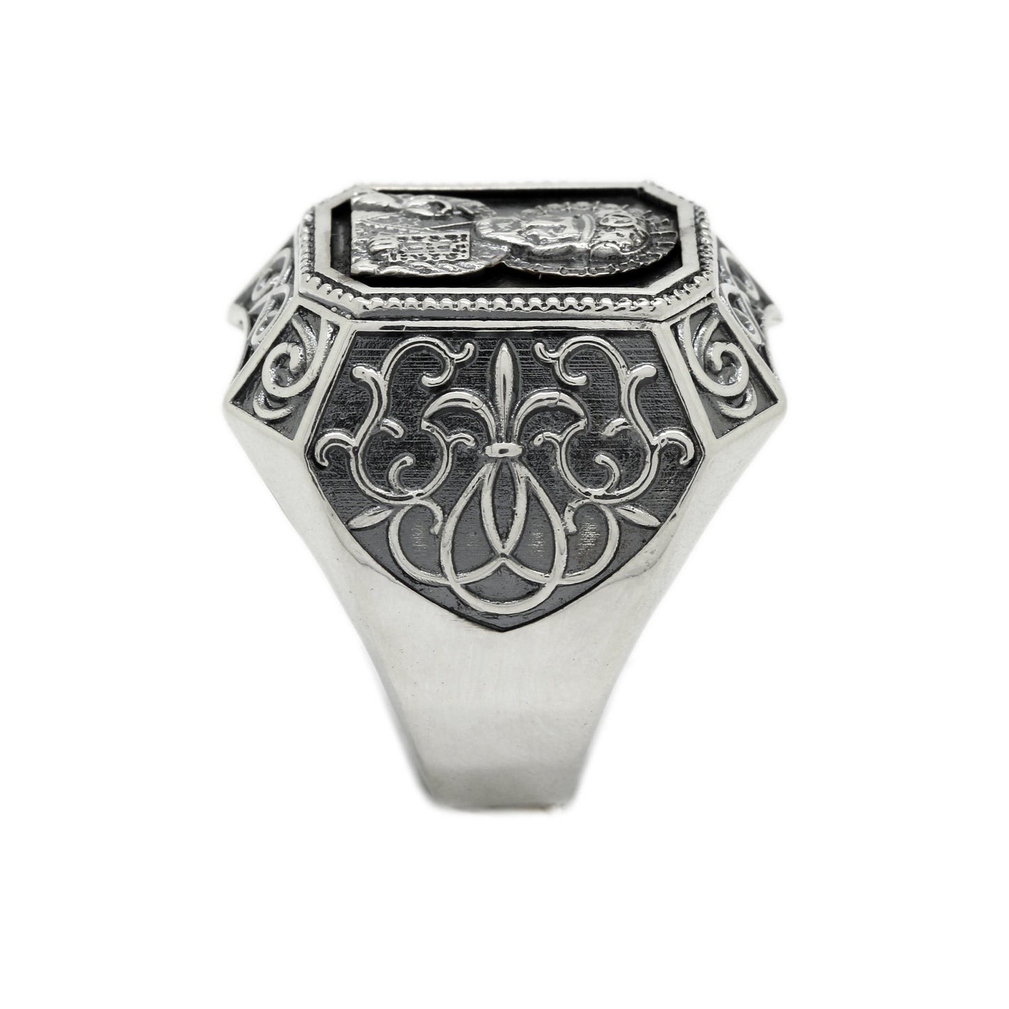 Ring des Heiligen Nikolaus Der Wundertäter Silber 925