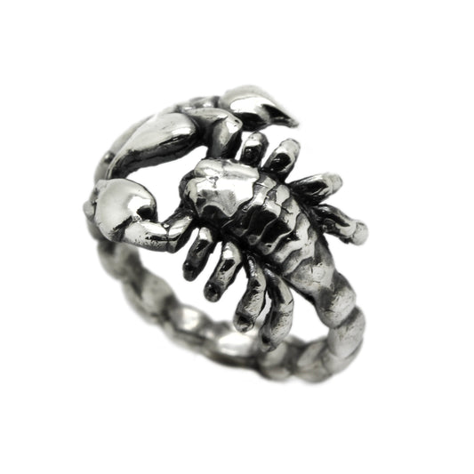 Scorpio Unisex Ring Sterling Silver 925