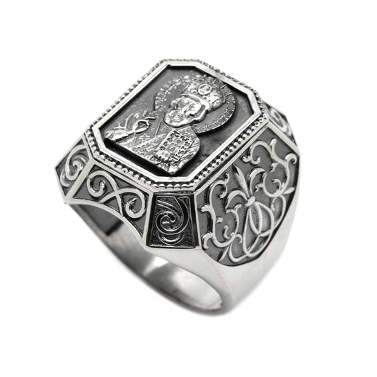 Saint Nicholas The Wonderworker Ring Silver 925