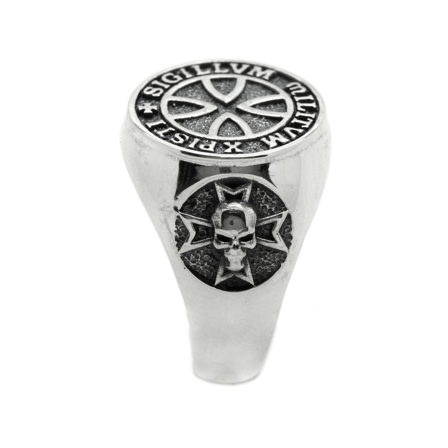 Knights Templar Cross Silver 925 Ring