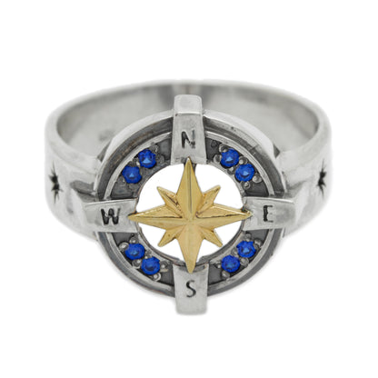 Signetový prsten Wind Rose Compass Silver 925
