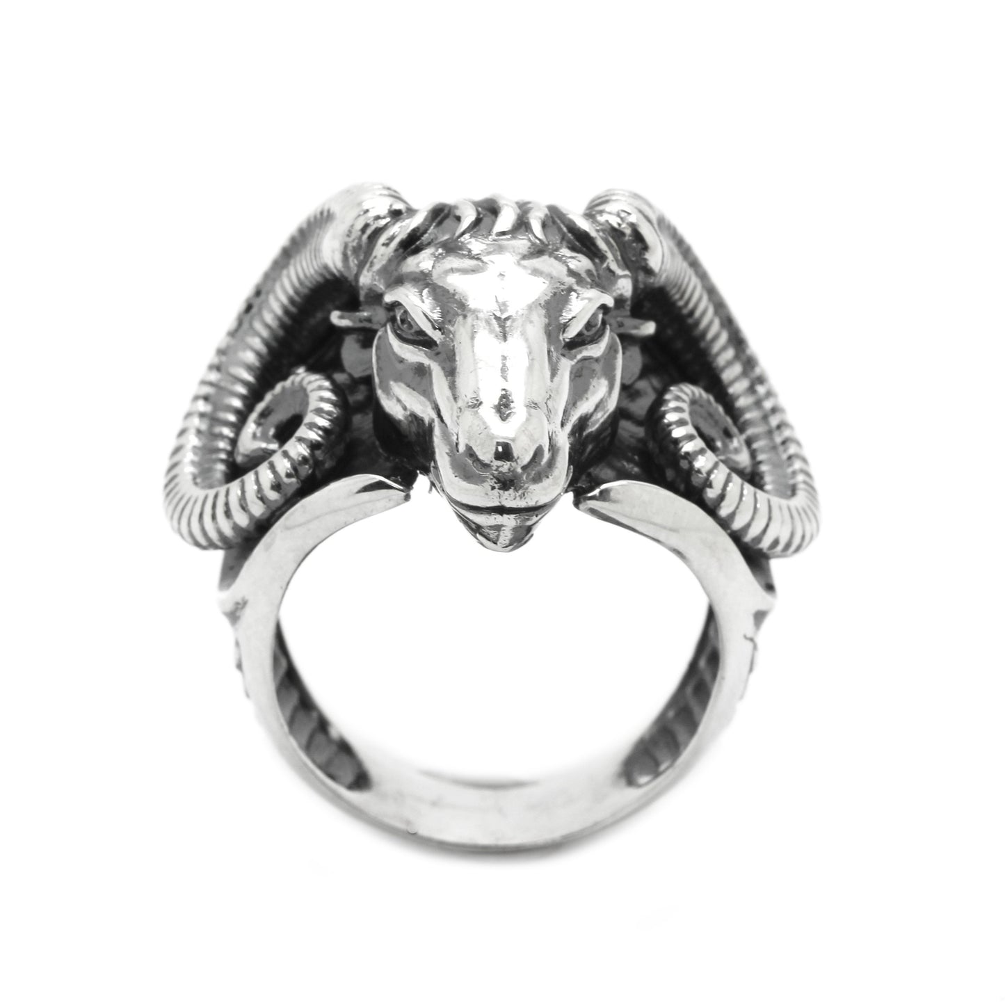 Huge Ram • Aries Zodiac • Men Ring Silver