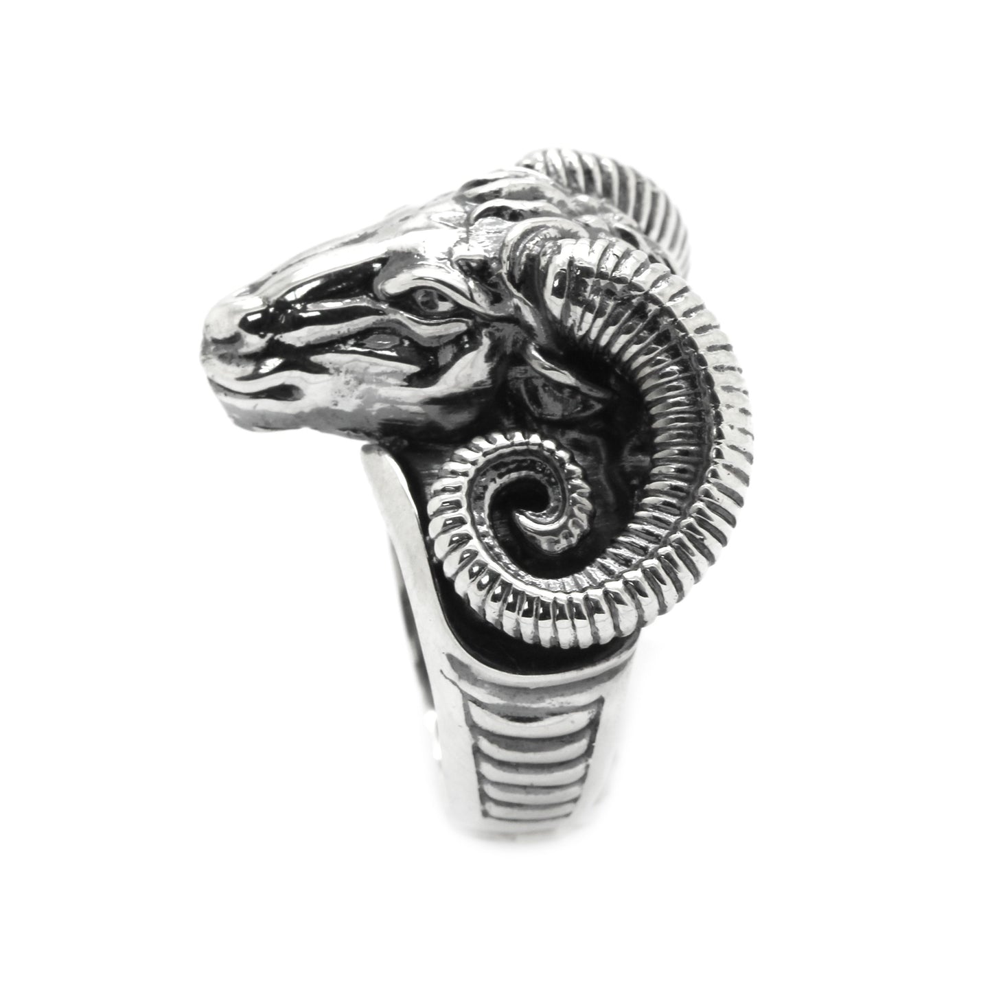 Huge Ram • Aries Zodiac • Men Ring Silver