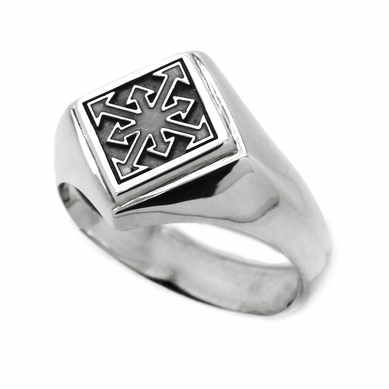 Unisex stříbrný prsten Chaos Magic Star 925