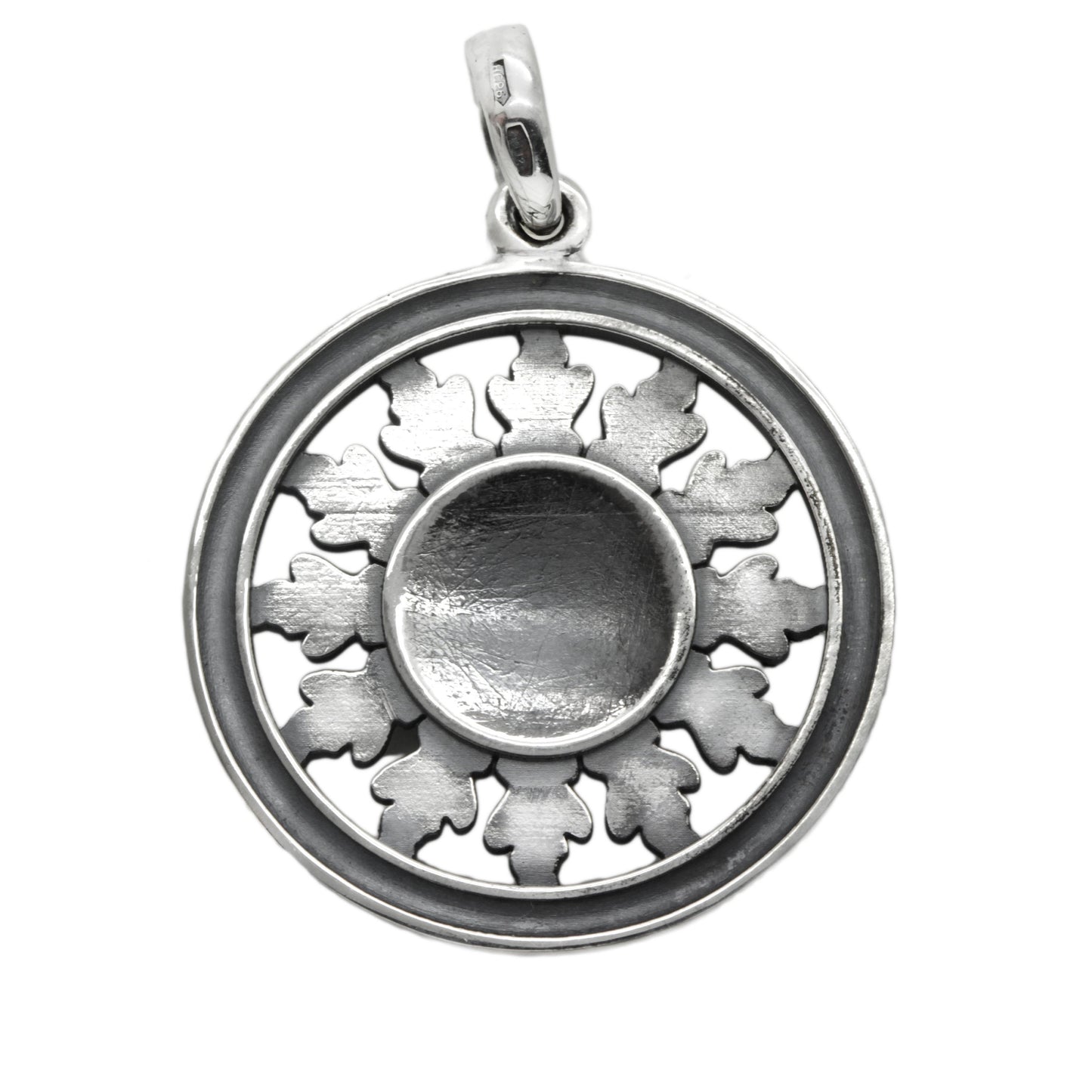 Uralter Sonnenspirale Okkult Unisex Anhänger Sterling Silber 925