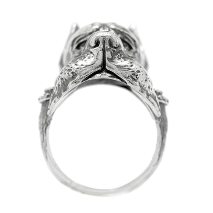 Ring der Hunderasse Deutsche Dogge, Herrenring Silber 925