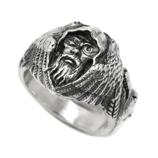 Odin Symbol Unisex Ring Silver 925