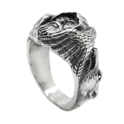 Odin Symbol Unisex prsten Silver 925