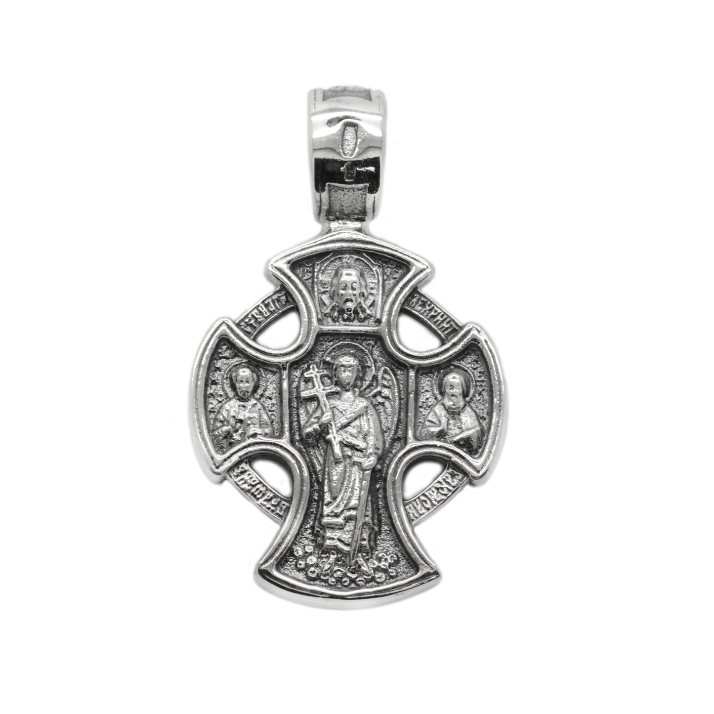 Cross Slavic Ancient Pendant Sterling Silver 925