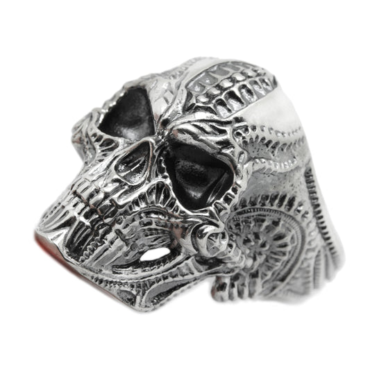 Huge Skull Men's Ring Sterling Silver 925