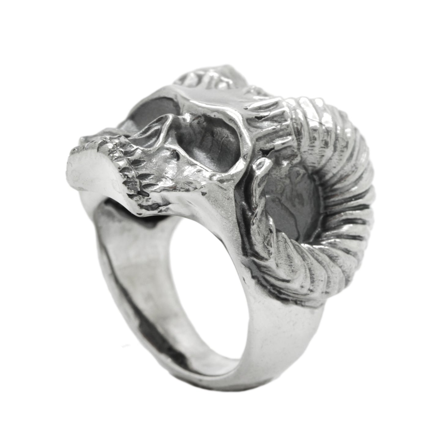 Devil Skull Men's Ring Sterling Silver 925