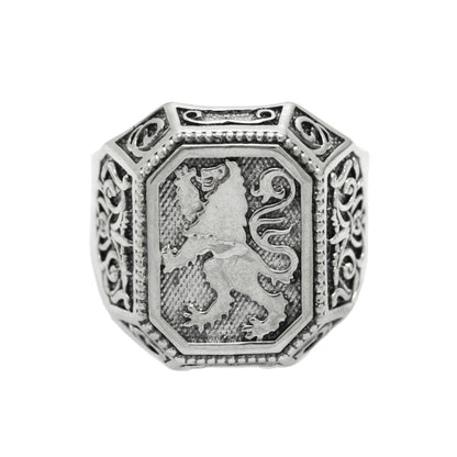 Game of Thrones Lion Heraldry Men Signet Silver 925