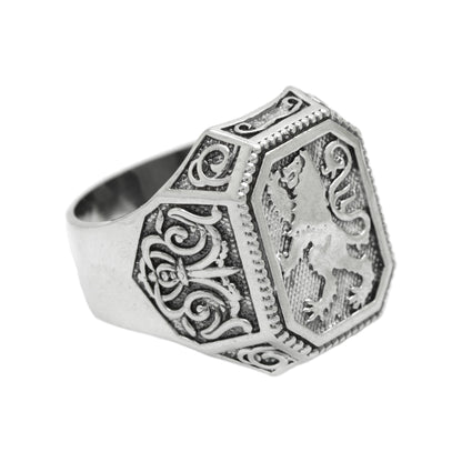 Game of Thrones Löwe Heraldik Herren Siegel Silber 925