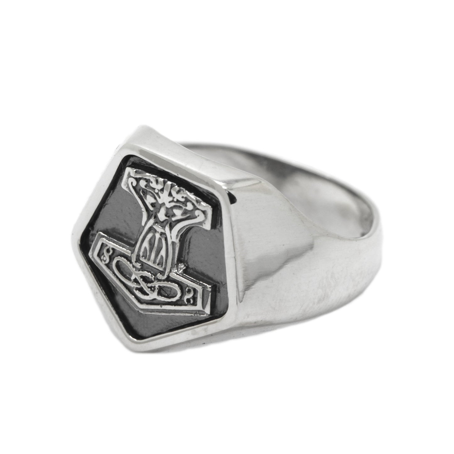 Mjolnir Thor's Hammer Ring Silver 925