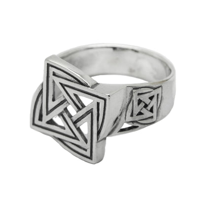 Yarovik starověký slovanský symbol etnický styl Sterling Silver Men Ring Signet