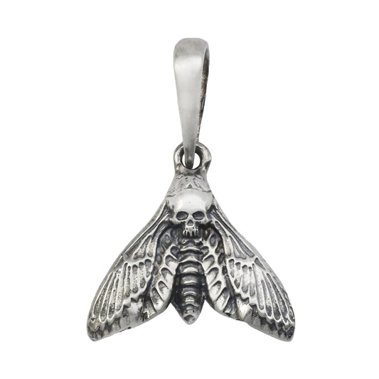 Der unsterbliche Schmetterlingsschädel-Damenanhänger aus Sterlingsilber 925